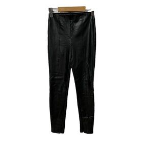 Dynamite black faux leather leggings  size xs